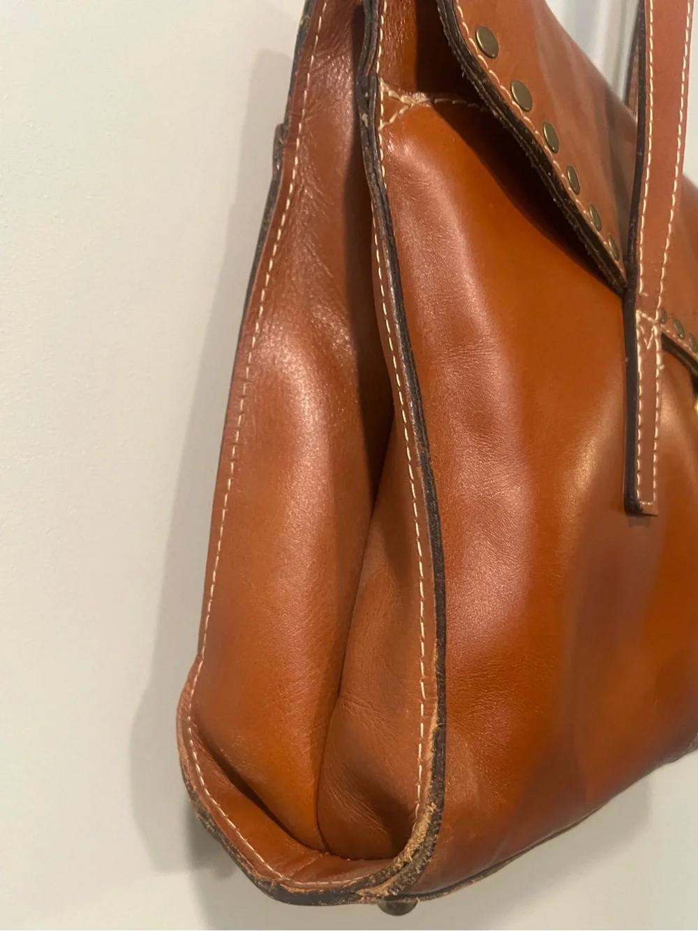 Patricia Nash Verbania Satchel Studded Leather Classic